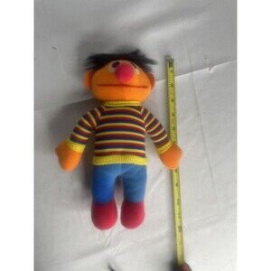 Ernie Sesame Street Plush Doll 72900 Vintage Playskool 11" tall